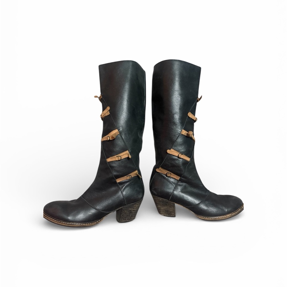 Anthropologie Holding Horses Laced Top Boots